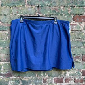 Croft & Barrow Swim Skort Women's Size‎ 22 NWT Mini Skirt Summer Plus Vacation